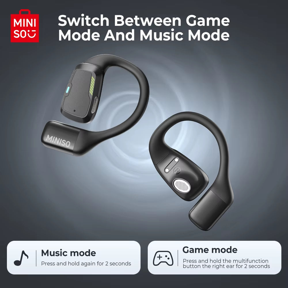 AI M98 Wireless Headphones OWS Sports Bluetooth Earphones Gaming Headset AI Translator Earbuds APP LCD Touch Screen IPX5