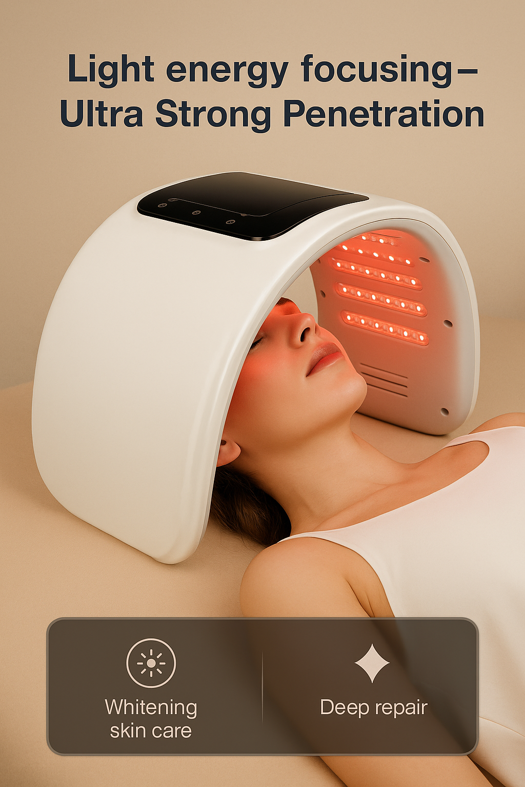 LumiGlow Photon Rejuvenation Device – At-Home LED Therapy for Face & Body Firming
