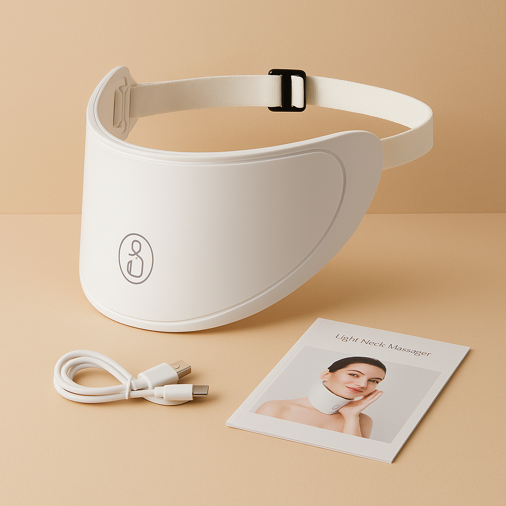 LumiLift LED Neck Mask – 7-Color Photon Therapy for Skin Tightening & Glow