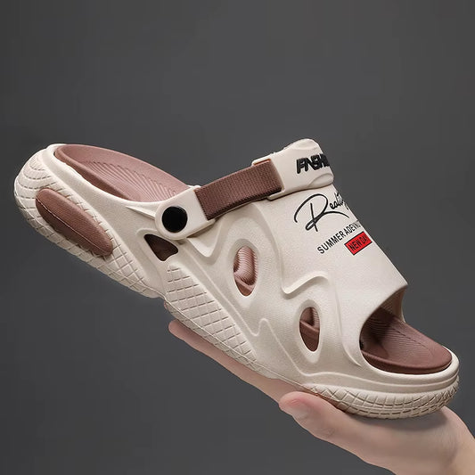 2024 New Men Slippers Summer EVA Soft-Soled Platform Slides Sandals Indoor Outdoor Walking Beach Shoes Flip Flops Mens Shoes