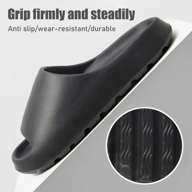 Hot Coconut Slippers Cloud Thick-Soled Sandals Summer Fashion Soft Bottom Beach Men Slippers Women'S Sandals EVA Slides